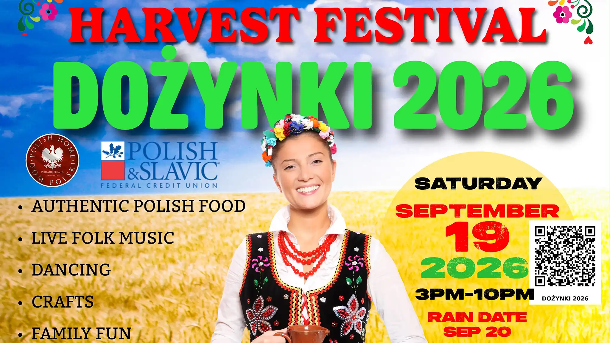 Dożynki 2026 — Polish Harvest Festival, 19 września 2026, Filadelfia